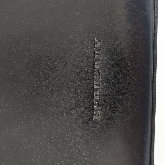 Burberry Leather Tote Bag Authentic – Classic Nova Check Side Panels & Interior - Picture 2 of 12